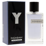YSL Y EDT bottle with box side angle view